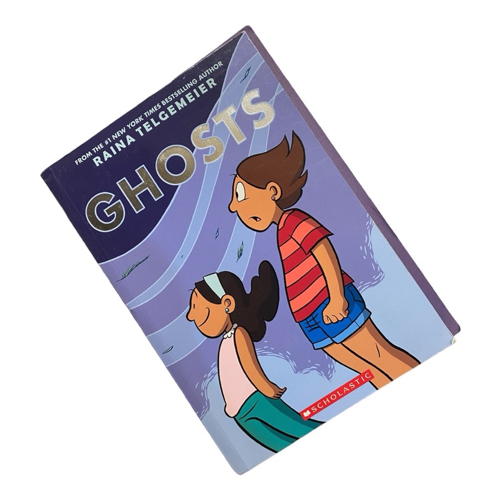 Scholastic Ghosts by Raina Telgemeier Kids Graphic Novel Paperback Book